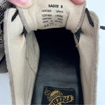 FREEBIRD by Steven Freebird ‘Sadie’ Beige Snakeskin Embossed Leather Heeled Oxfords, Size 8 Photo 8