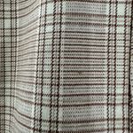 Gap Brown Plaid Cotton Blend Stretch Knee Length Casual A-Line Skirt Size 4 Photo 3
