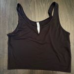 Lululemon Cropped Henley Tank Top Black Photo 3