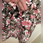 Outerknown  Floral Long Sleeve Romper, Size Large,  Linen & Organic Cotton NWT Photo 2