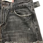 Urban Outfitters Renewal Vintage Levi’s Shorts Denim Jean Cuffed Distressed Grey Black Photo 8