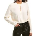 Equipment  Femme Raquel Long Sleeve Keyhole Blouse Top Small Photo 1