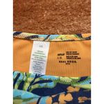 Aerie Buzzed Terry Ruched High Cut Cheeky Bikini Bottom Blue Size L Photo 5