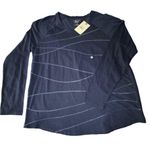 Bass Navy Blue Long Sleeve Tee Size Extra Large Photo 2