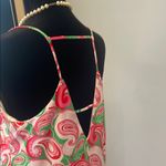 Colorful Paisley Slip Dress sexy back summer vibes Pink Photo 2