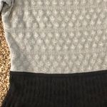 Danny & Nicole Sz L Sweater Dress  Color Block Gray Black Cream Photo 1