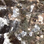 Vintage J. Renee Gold Sequin Clutch Handbag Chain Strap Evening Bag Photo 2