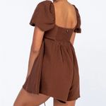 Princess Polly  Lorna Romper Brown Photo 3