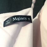 New Spaghetti Strap Embroidery Mesh Overlay Floral Maxi Dress, Sz M Size M Photo 10