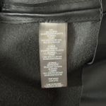 Calvin Klein  Jumpsuit XS Black Faux Leather Wide Leg V-Neck Tie Waist Formal Photo 7