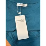 NWT Poetsky Teal Blue Short Sleeve Pocket Tunic Dress XL X Photo 5