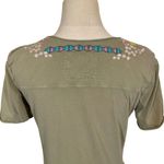 Johnny Was JWLA Sonya Side Slit Embroidered Floral V-neck Tunic Dress Top Photo 4