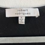 Robert Rodriguez  Tank Black Lace Beaded Embroidered Sleeveless Top Sz S EUC Photo 3