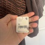 Free People NWT Easy To Love Bubble Mini Dress size medium color expresso beans Photo 5