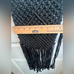 None Hand-crafted Macrame Fringed Boho Cross Body Bag Photo 7