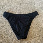 Shade & Shore  Black Bikini Bottoms Size Medium Mesh Sides Photo 3