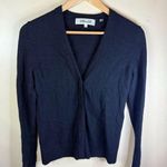 Diane Von Furstenberg  Cashmere Wool Women's Black V-Neck Cardigan Sweater Size S Photo 0