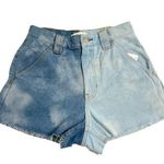 PacSun jean woman’s shorts two blue cotton carpenter New size 26 Photo 0