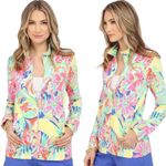 Lilly Pulitzer  Reagan Zip Up Jacket Casa Banana Photo 1