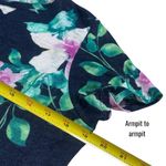 J.Jill  100% Linen Floral Print Tie Hem Top Coastal Lagenlook Feminine S Photo 9