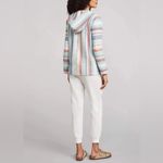 Faherty Organic Cotton Baja Hoodie Poncho Sierra Paradise Small Blue Photo 7