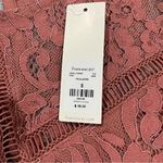 Francesca’s Miami Nina Rose Lace Dress; Small Women’s Pink Photo 2