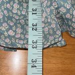 Francesca’s Mi Ami Floral Ruffle Chiffon Cottagecore Prairie Mini Dress Green Me Size M Photo 13