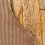 brown ribbed high neck cropped tank top Size XS Photo 5