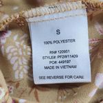 Pink Rose Gold and Pink Floral Blouse NWT Size Small Boho Cropped Top Photo 8