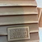 NEW WOMENS 9/10 BROWN/WHITE FAUX FUR LINED SUEDE CHUNKY PLATFORM CLOG MULES Size undefined Photo 5