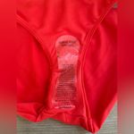Hollister New  bright cherry red cheeky bikini bottoms with side tie; size M Photo 6