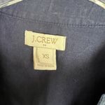 J.Crew Factory Long Sleeve Embroidered Tassel Top Navy Size XS A1509 Photo 5