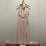 After Six High Neck Halter Backless Maxi‎ Dress Size 8 Photo 6
