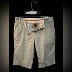 Tory Burch  Tan Flat Front Shorts Photo 2