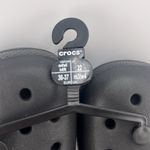 Crocs Black Classic Fur Lined Fuzzy Tie Dye Clogs Men's 4 Womens 6 NWT Photo 4