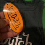 Von Dutch NWT Cropped Dark Green Tank Top size Small Photo 2