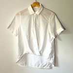 American Rag Rag & Bone KRISTINE COTTON TOP RELAXED FIT High Low TOP Photo 0