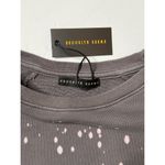 Brooklyn Karma Charcoal/LilacTie Dyed Sit Back & Relax Crop Sweatshirt S… Photo 7