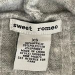 Sweet Romeo  Ribbed Hooded Sweater/Light Heather Grey/Size XS Photo 8