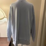 Aerie  Light Blue Long Sleeve Oversized Sweatshirt Size M Photo 3