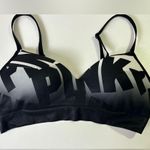 PINK - Victoria's Secret Victoria’s Secret PINK Cool & Comfy Wireless Lightly Padded Bra Black/White L Photo 3