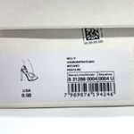 Schutz  Kelly Metallic Silver Slingback Sandal Heels New Photo 3