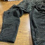 XS Black/Gold Knot Front Shrug with Rippled Material Very Light Weight Black Photo 5