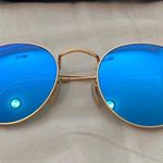 Ray-Ban Round Blue Tint Raybans Photo 0
