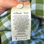 Wilfred Aritzia  Free Plaid Button Down Shirt Blue and Green Size Small Photo 6