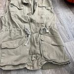 Per Se  Khaki Utility Jacket army green size small Photo 8