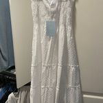 Hill House  White Swiss Dot Dress Photo 3