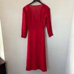 Reformation  Dress Long Sleeve Womens Red Size 0 Photo 2