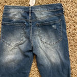 So Denim Jegging Jeans Distressed Women's Sz 5/27 Low Rise New With Tags Blue Photo 4