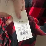 Stars Above Women's Plaid Robe Red Buffalo Check XS Long Sleeve Photo 8